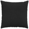 Coussins de canapé 2 pcs Noir 60 x 60 cm tissu 519767519767