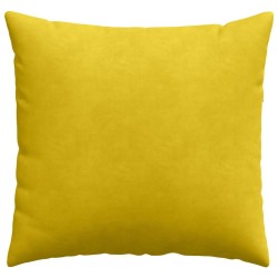 Coussins de canapé 2 pcs Jaune 50 x 50 cm 519769519769