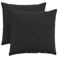 Coussins de canapé 2 pcs Noir 50 x 50 cm 519771519771