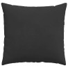 Coussins de canapé 2 pcs Noir 50 x 50 cm tissu 519772519772