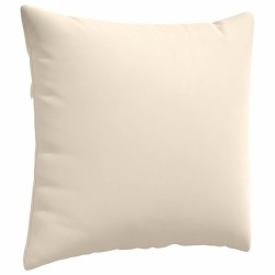Coussins de canapé 2 pcs Beige 50 x 50 cm tissu 519774519774