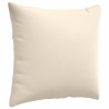 Coussins de canapé 2 pcs Beige 50 x 50 cm tissu 519774519774