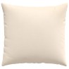 Coussins de canapé 2 pcs Beige 50 x 50 cm tissu 519774519774