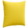 Coussins de canapé 2 pcs Jaune clair 60 x 60 cm tissu 519775519775