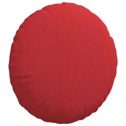 Coussins de siège 2 pcs Rouge Ø40 x 13 cm tissu 519777519777