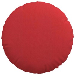 Coussins de siège 2 pcs Rouge Ø40 x 13 cm tissu 519777519777
