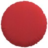 Coussins de siège 2 pcs Rouge Ø40 x 13 cm tissu 519777519777
