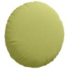 Coussins de siège 2 pcs Vert clair Ø50 x 19 cm tissu 519778519778