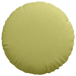 Coussins de siège 2 pcs Vert clair Ø50 x 19 cm tissu 519778519778