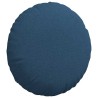 Coussins de siège 2 pcs Bleu Ø50 x 19 cm tissu 519780519780