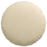 Coussins de siège 2 pcs Crème Ø50 x 19 cm tissu 519787519787