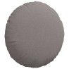 Coussins de siège 2 pcs Taupe Ø50 x 19 cm tissu 519788519788