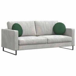 Coussins de siège 2 pcs Vert foncé Ø 40 cm 519789519789