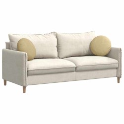 Coussins de siège 2 pcs Vert gris Ø 40 cm 519790519790