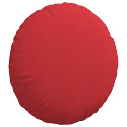 Coussins de siège 2 pcs Rouge Ø50 x 19 cm tissu 519793519793