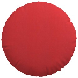 Coussins de siège 2 pcs Rouge Ø50 x 19 cm tissu 519793519793