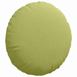 Coussins de siège 2 pcs Vert clair Ø40 x 13 cm tissu 519799519799