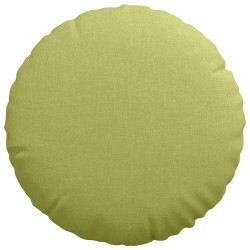 Coussins de siège 2 pcs Vert clair Ø40 x 13 cm tissu 519799519799