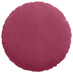 Coussins de siège 2 pcs Bordeaux Ø 40 x 13 cm Velours 519802519802