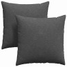 Coussins de canapé 2 pcs Gris foncé 80 x 80 cm 519806519806