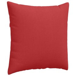Coussins de canapé 2 pcs Rouge 60 x 60 cm tissu 519809519809