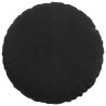 Coussins de siège 2 pcs Noir Ø 40 x 13 cm Velours 519810519810