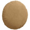 Coussins de siège 2 pcs Marron Ø 40 x 13 cm Velours 519811519811