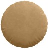 Coussins de siège 2 pcs Marron Ø 40 x 13 cm Velours 519811519811