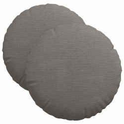 Coussins de siège 2 pcs Gris clair Ø 40 cm 519812519812