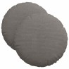 Coussins de siège 2 pcs Gris clair Ø 40 cm 519812519812