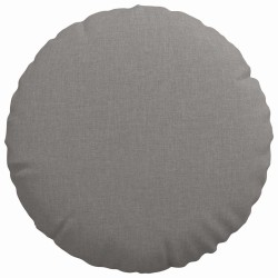 Coussins de siège 2 pcs Taupe Ø40 x 13 cm tissu 519813519813
