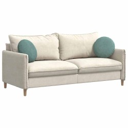 Coussins de siège 2 pcs Vert Mer Ø 40 x 13 cm Velours 519822519822