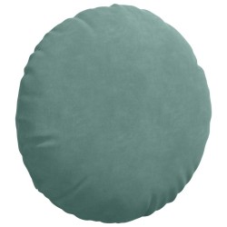 Coussins de siège 2 pcs Vert Mer Ø 40 x 13 cm Velours 519822519822