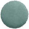 Coussins de siège 2 pcs Vert Mer Ø 40 x 13 cm Velours 519822519822