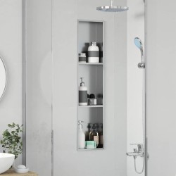 Niche de Douche Argenté 90 x 20 x 9,5 cm Acier inoxydable 519852519852