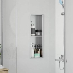 Niche de Douche Argenté 60 x 20 x 9,5 cm Acier inoxydable 519853519853