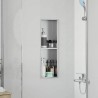 Niche de Douche Argenté 60 x 20 x 9,5 cm Acier inoxydable 519853519853