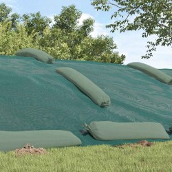 Bâche pour silo Vert 10 x 5 m HDPE 519855519855