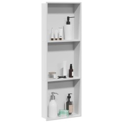 Niche de Douche Blanc 90 x 30 x 9,5 cm Acier inoxydable 519873519873