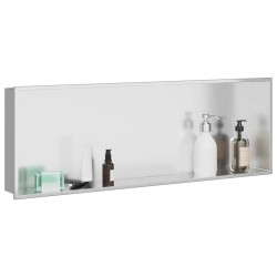 Niche de Douche Argenté 90 x 30 x 9,5 cm Acier inoxydable 519874519874