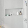 Niche de Douche Blanc 90 x 30 x 9,5 cm Acier inoxydable 519875519875