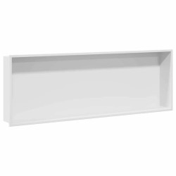 Niche de Douche Blanc 90 x 30 x 9,5 cm Acier inoxydable 519875519875