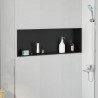 Niche de Douche Noir 90 x 30 x 9,5 cm Acier inoxydable 519876519876