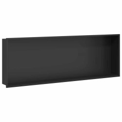 Niche de Douche Noir 90 x 30 x 9,5 cm Acier inoxydable 519876519876