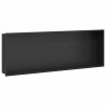 Niche de Douche Noir 90 x 30 x 9,5 cm Acier inoxydable 519876519876