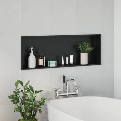 Niche de Douche Noir 90 x 30 x 9,5 cm Acier inoxydable 519876519876