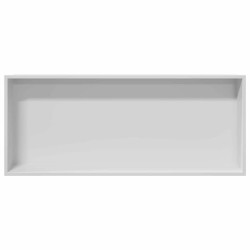 Niche de Douche Blanc 75 x 30 x 9,5 cm Acier inoxydable 519878519878