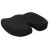 Coussin d’assise Couleur unie Noir 47 x 36,5 x 8 cm 519894519894