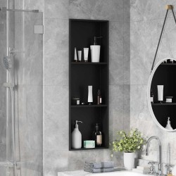 Niche de Douche Noir 92 x 32 x 10 cm Acier inoxydable 519905519905