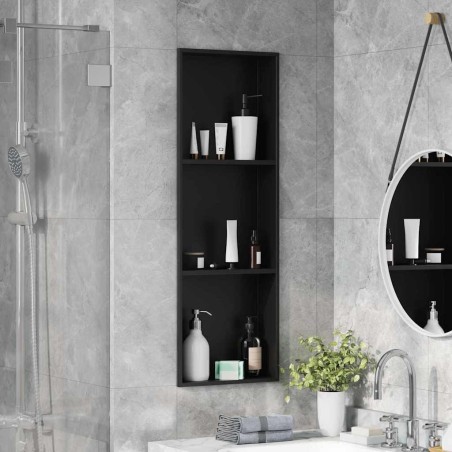 Niche de Douche Noir 92 x 32 x 10 cm Acier inoxydable 519905519905